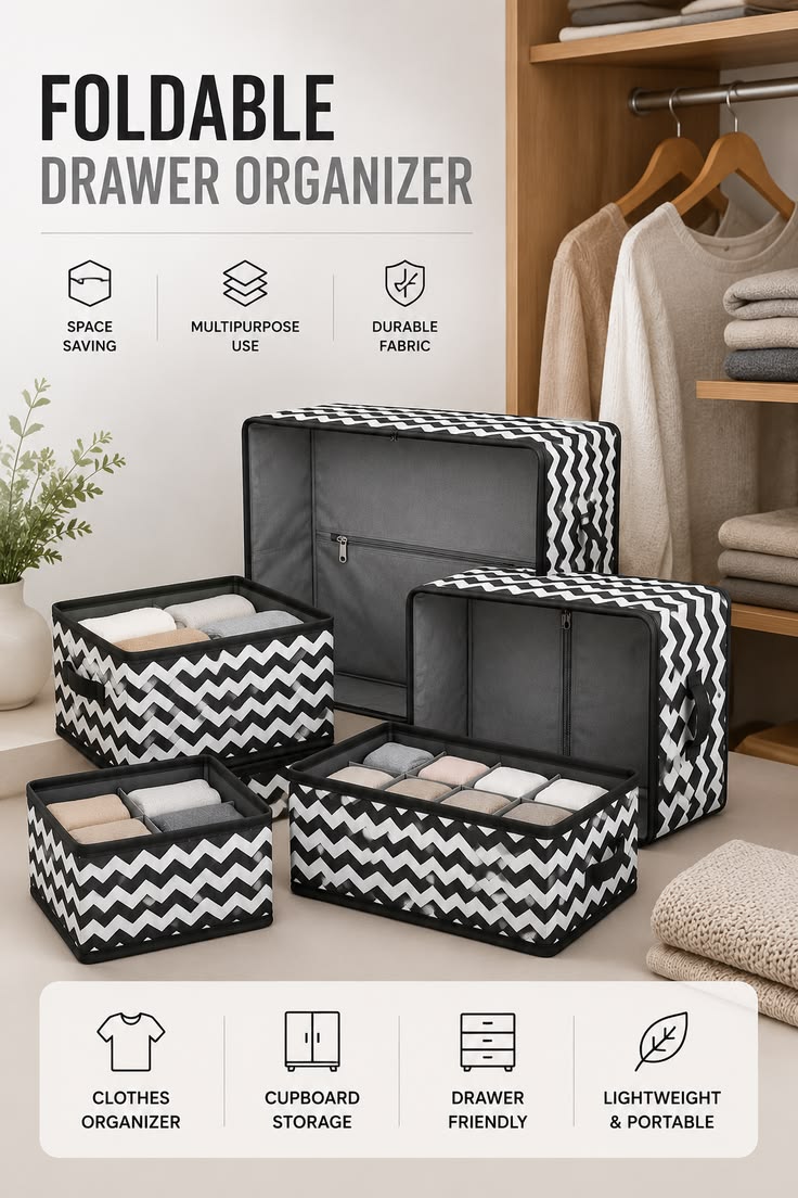 Foldable Closet Organizers
