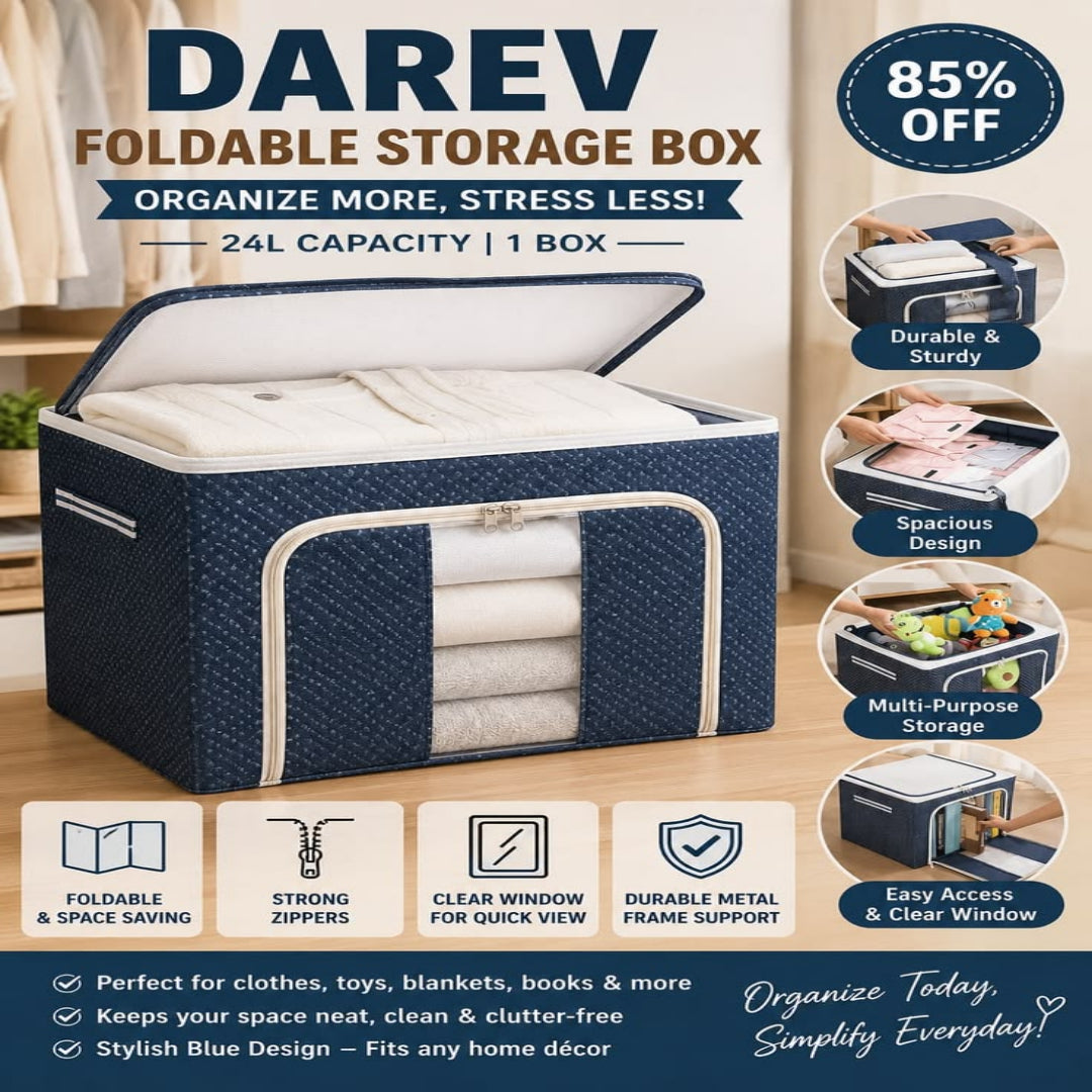 Foldable Wardrobe Storage Box
