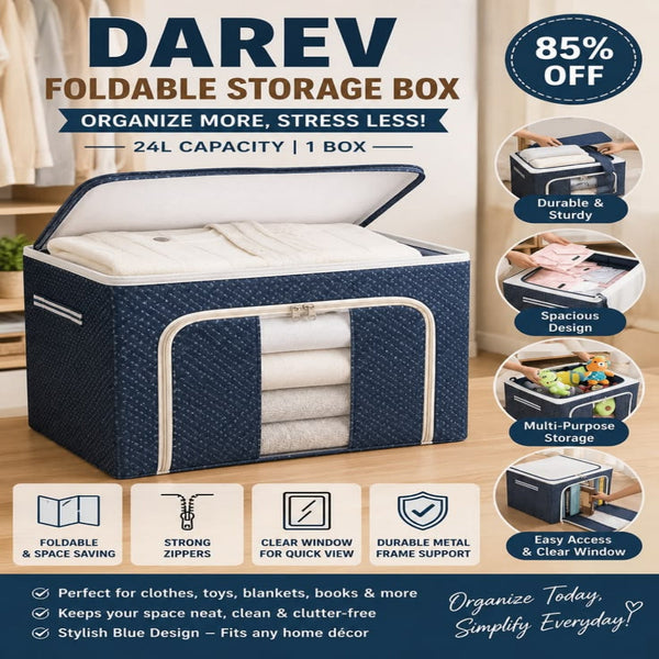 Foldable Wardrobe Storage Box