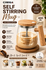 Self-Stirring Coffee Mug Battery Operated