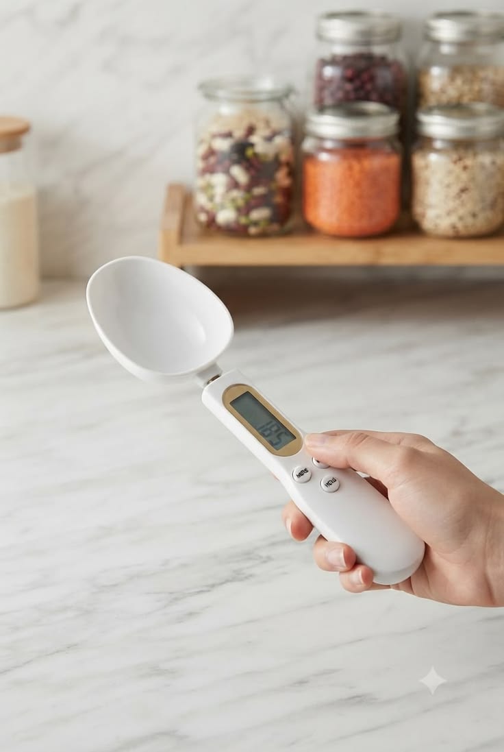 Multi-Function Digital Spoon Scale – 0.1g Precision Kitchen Weighing Scale