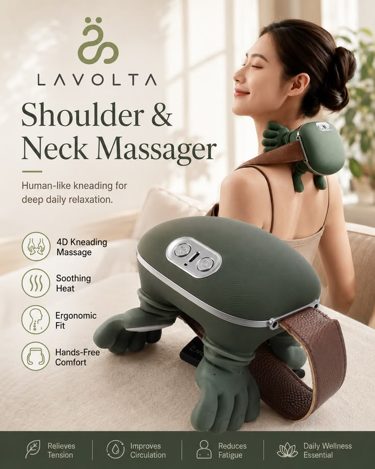 Professional Automatic Body Massager – Deep Tissue & Heat Therapy