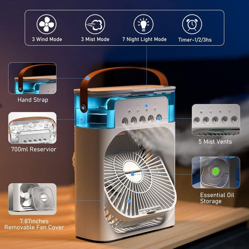 3-in-1 Mini Air Cooler/Fan