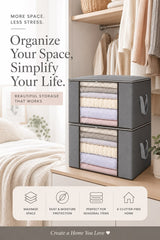 Foldable Wardrobe Storage Box
