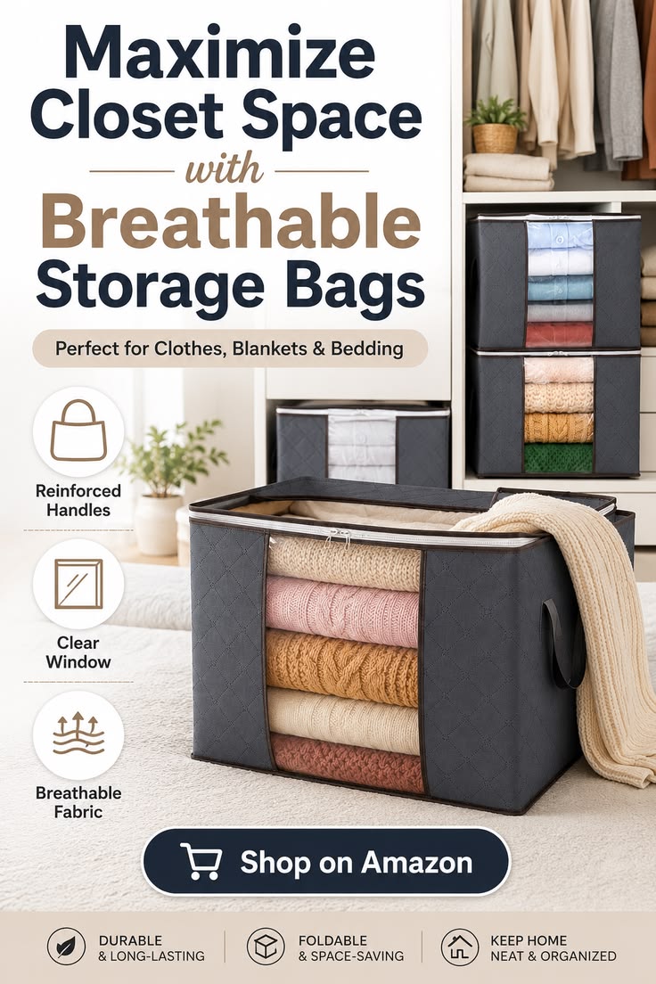 Foldable Wardrobe Storage Box
