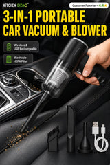 Rechargeable Portable Car Vacume Cleaner