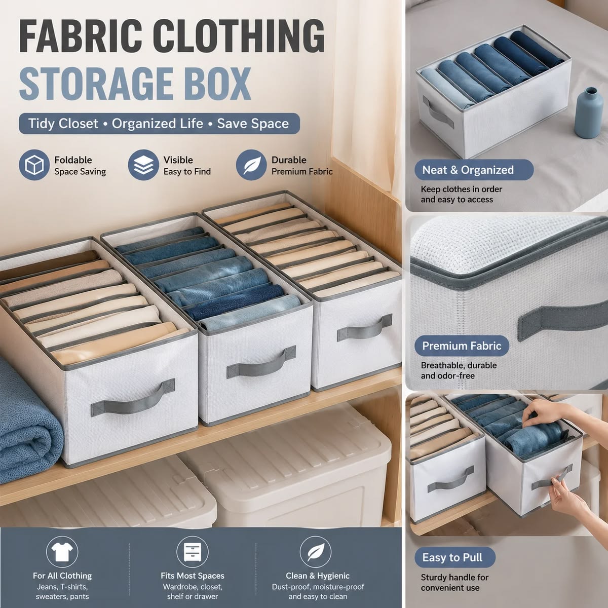 Foldable Closet Organizers