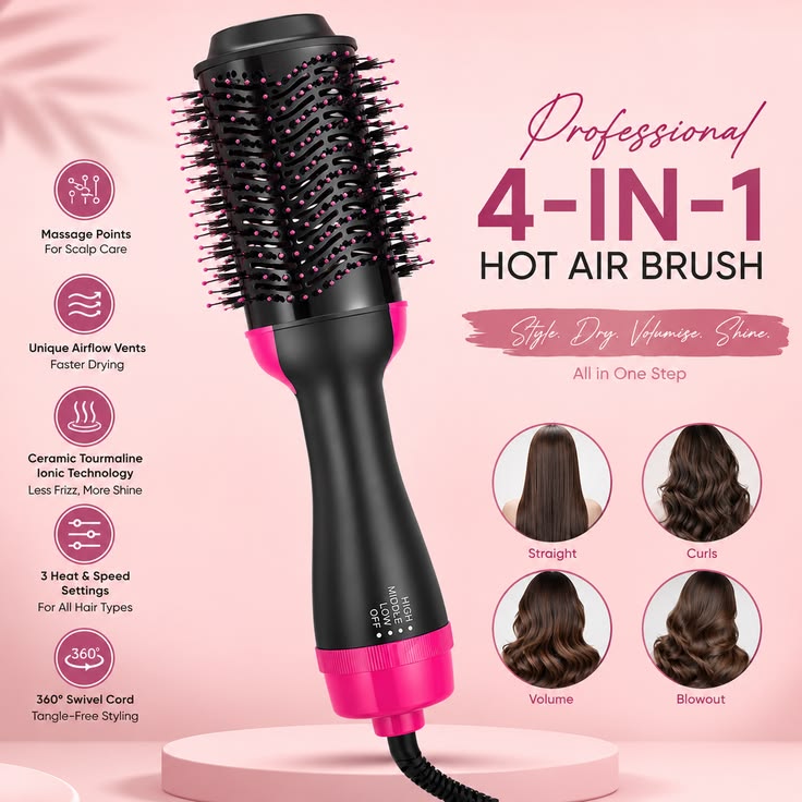 One Step Hair Brush