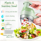 4-in-1 Portable Electric Vegetable Cutter – Rechargeable Handheld Chopper